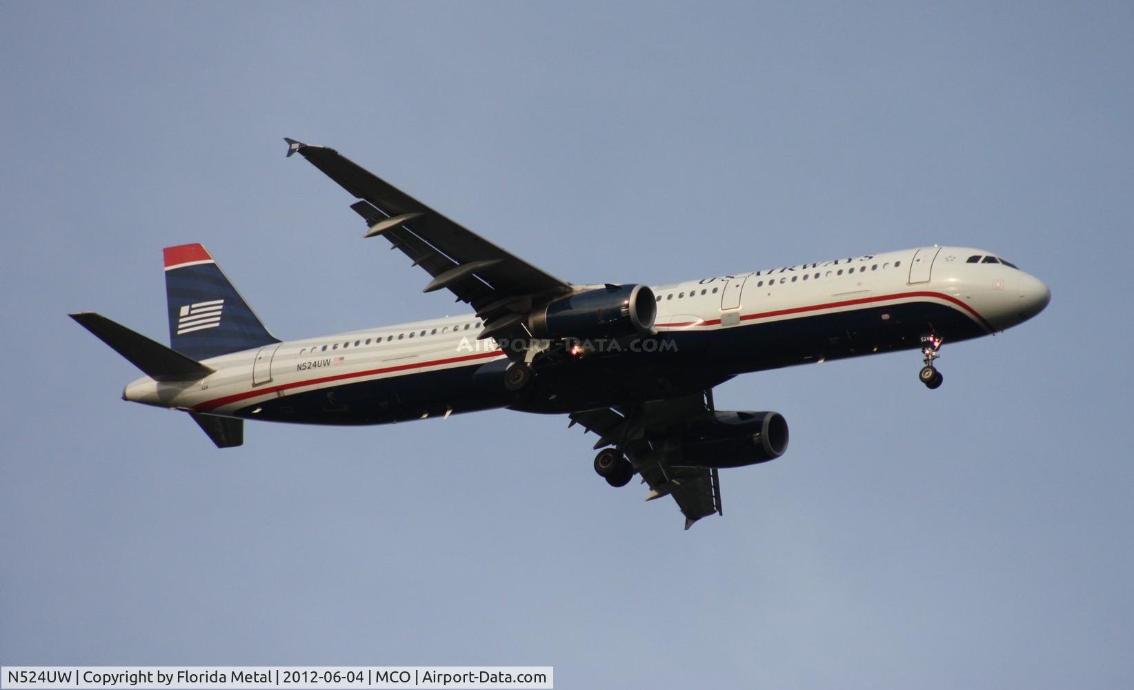 N524UW, 2009 Airbus A321-231 C/N 3977, US Airways A321
