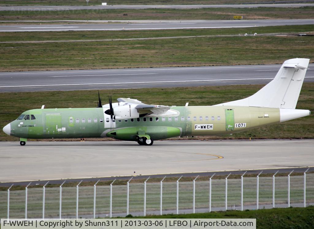F-WWEH, 2013 ATR 72-600 (72-212A) C/N 1071, C/n 1071 - For Lao Aviation