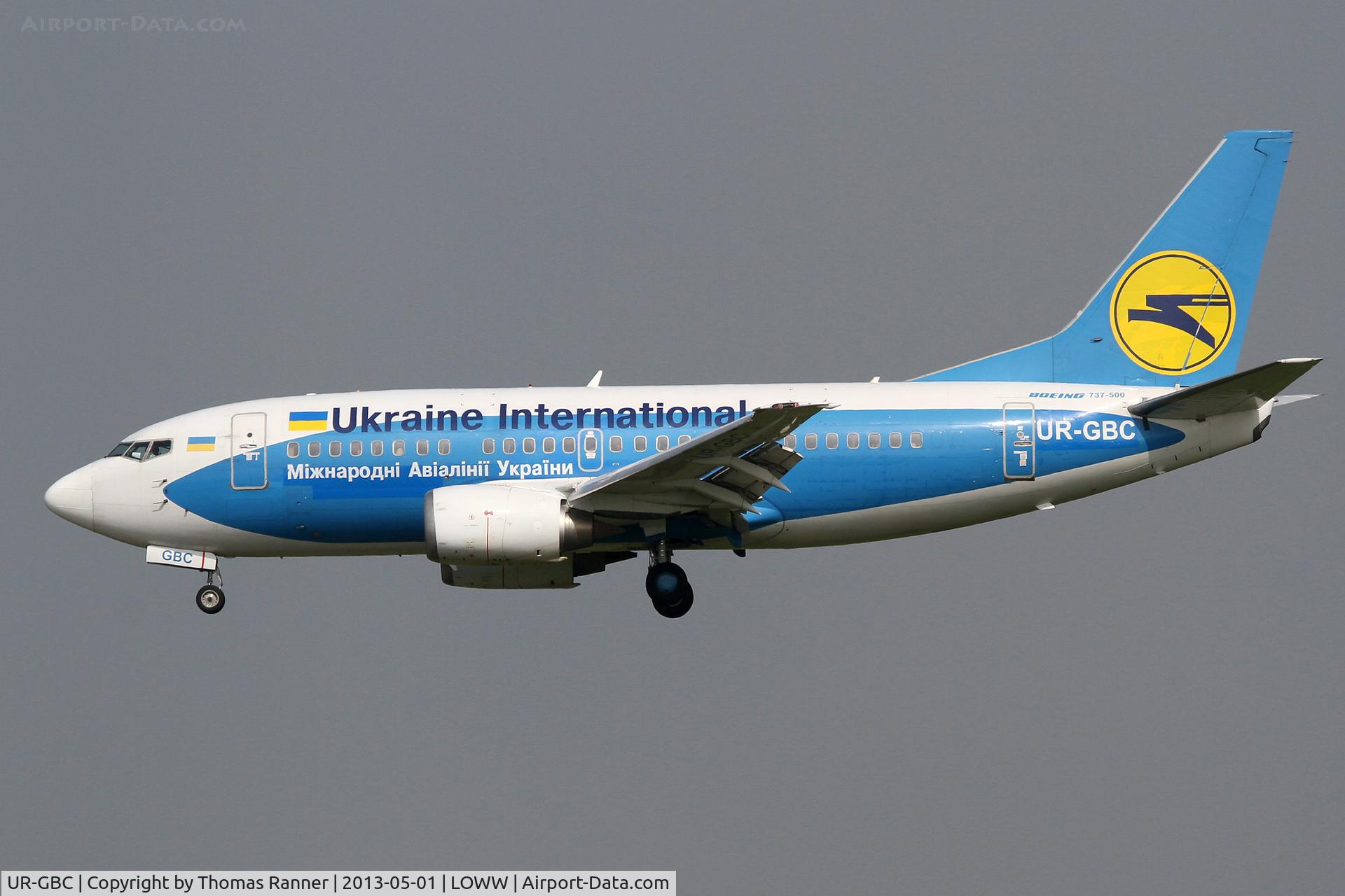UR-GBC, 1997 Boeing 737-5L9 C/N 28722, Ukraine International Boeing 737