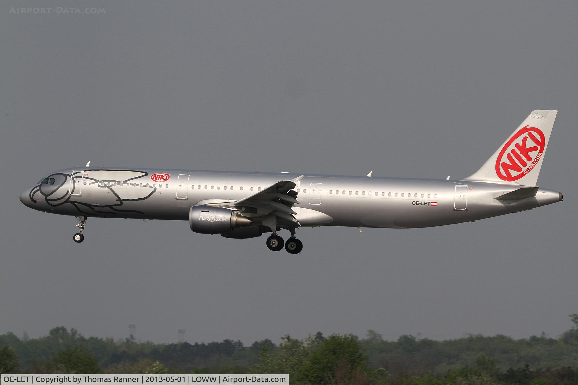 OE-LET, 2009 Airbus A321-211 C/N 3830, Niki Airbus A321