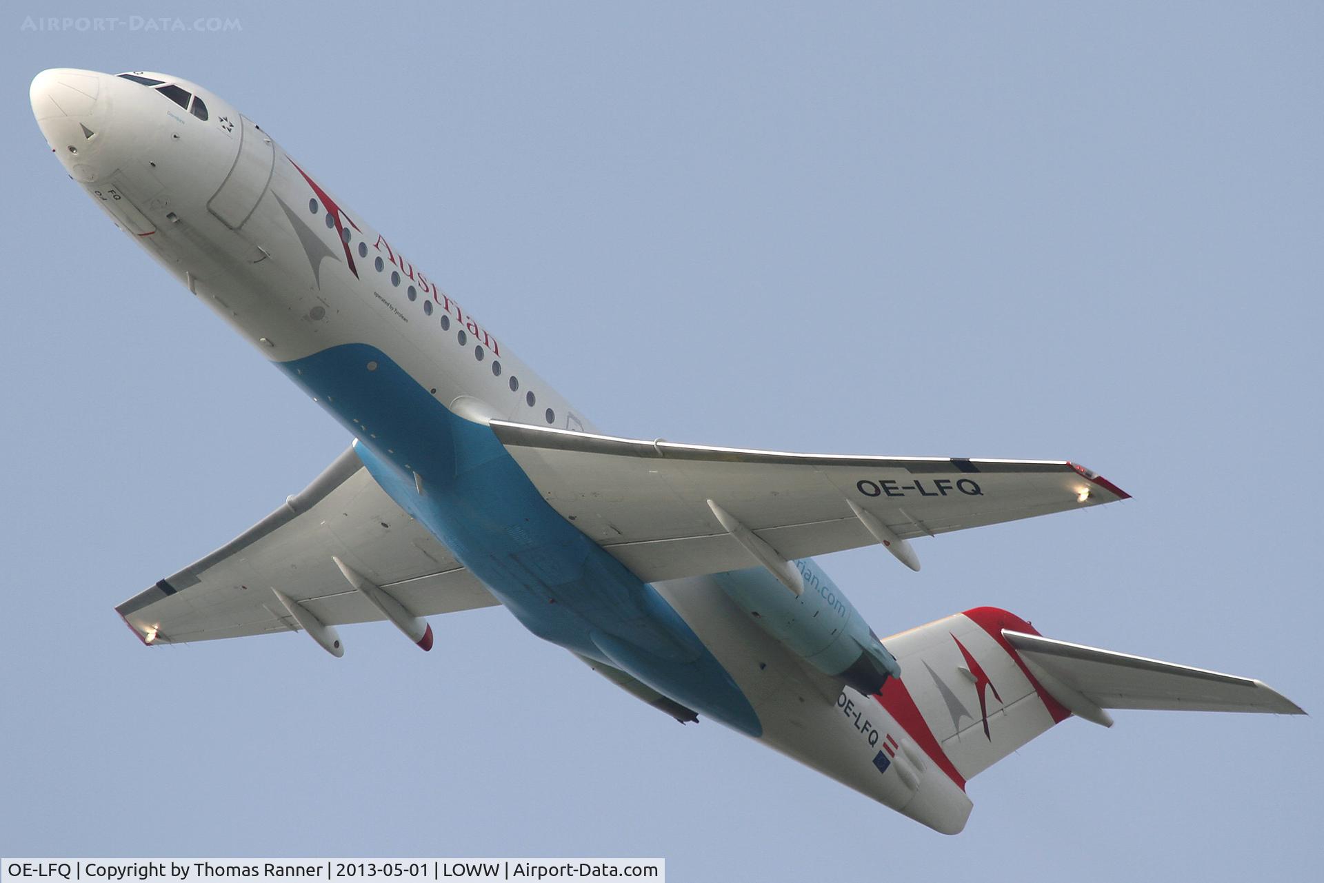 OE-LFQ, 1996 Fokker 70 (F-28-0070) C/N 11568, Austrian Fokker 70