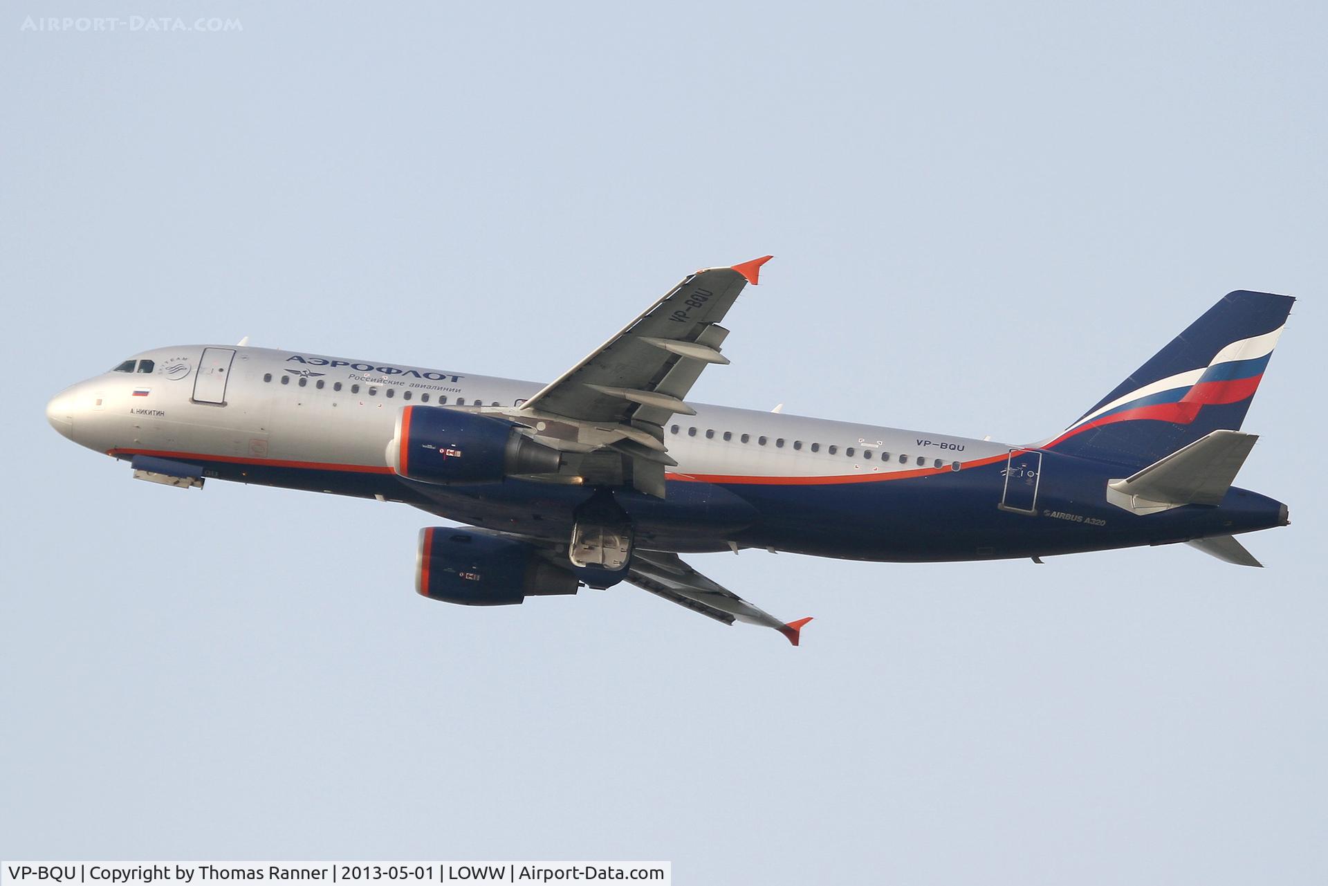 VP-BQU, 2008 Airbus A320-214 C/N 3373, Aeroflot Airbus A320