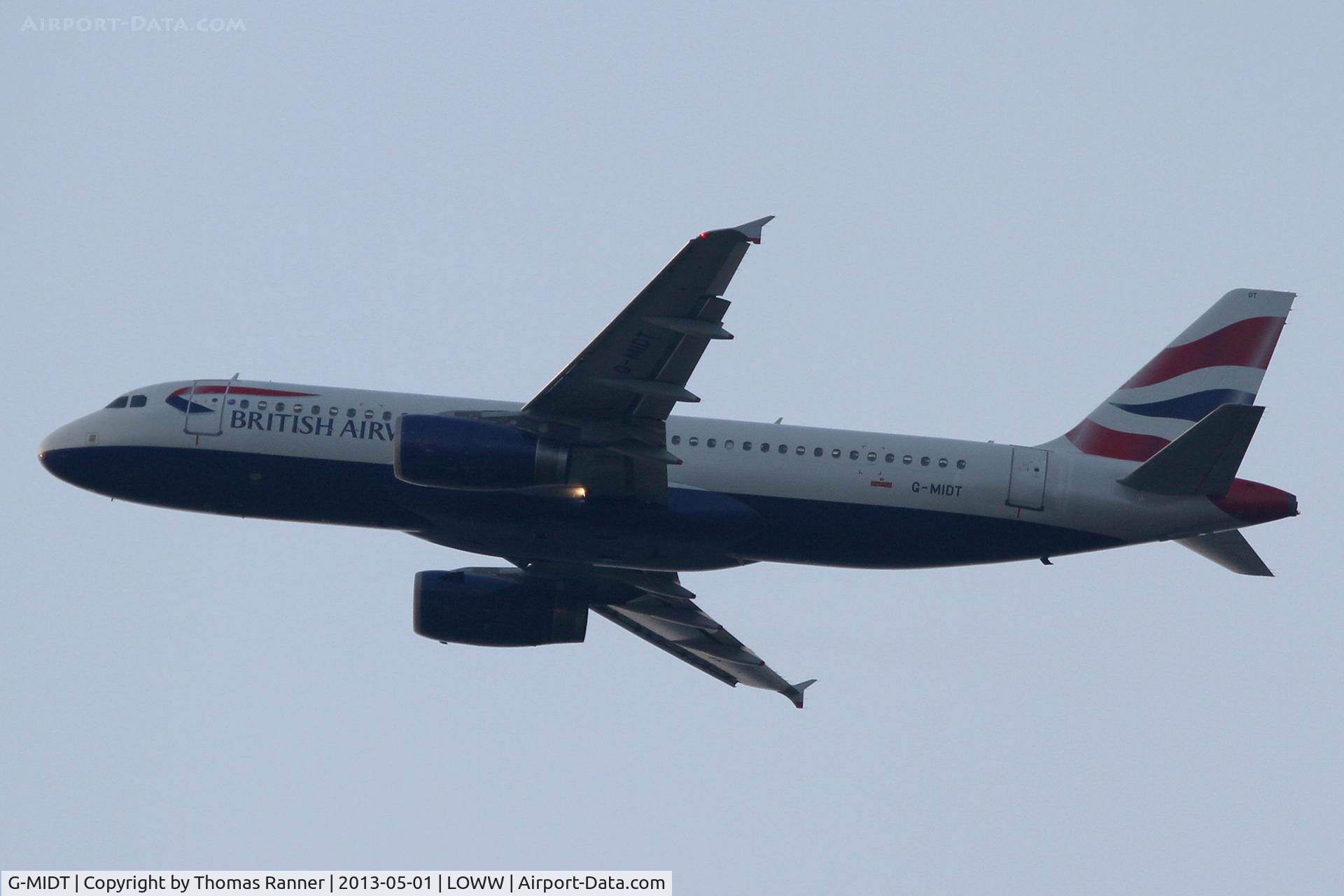G-MIDT, 2001 Airbus A320-232 C/N 1418, British Airbus A320