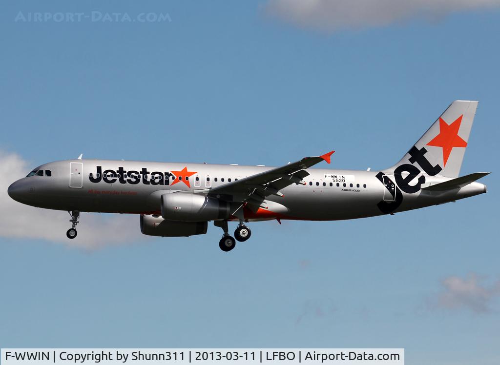 F-WWIN, 2013 Airbus A320-232 C/N 5520, C/n 5520 - To be JA10JJ