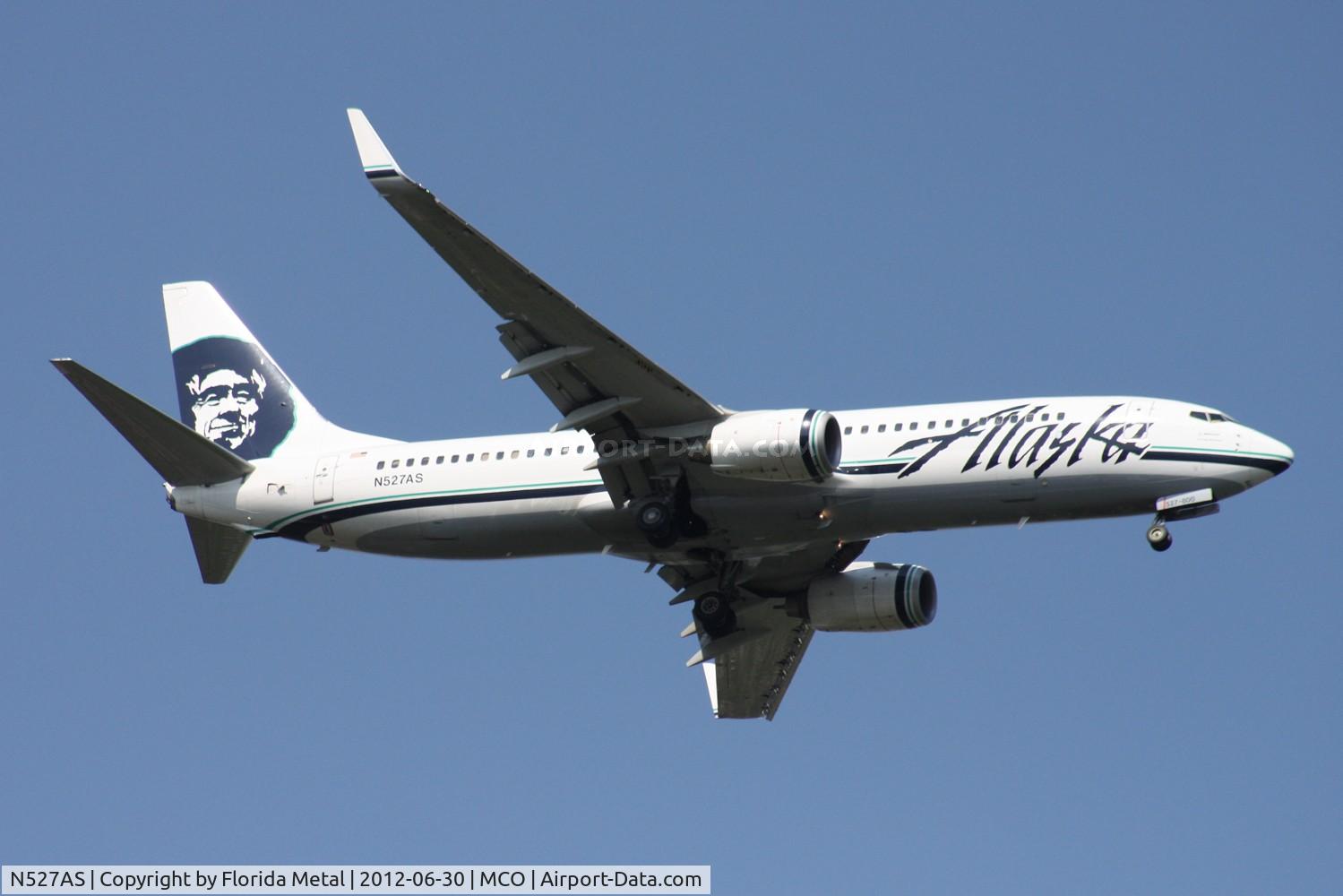 N527AS, 2009 Boeing 737-890 C/N 35694, Alaska 737-800