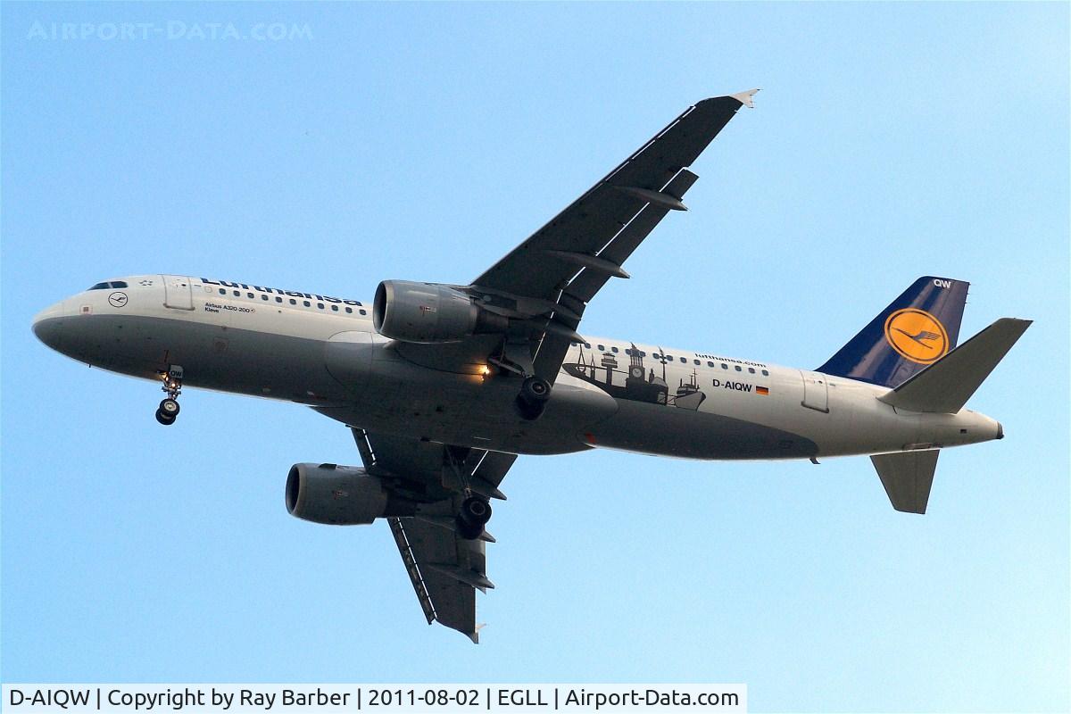 D-AIQW, 2000 Airbus A320-211 C/N 1367, D-AIQW   Airbus A320-211 [1367] (Lufthansa) Home~G 02/08/2011