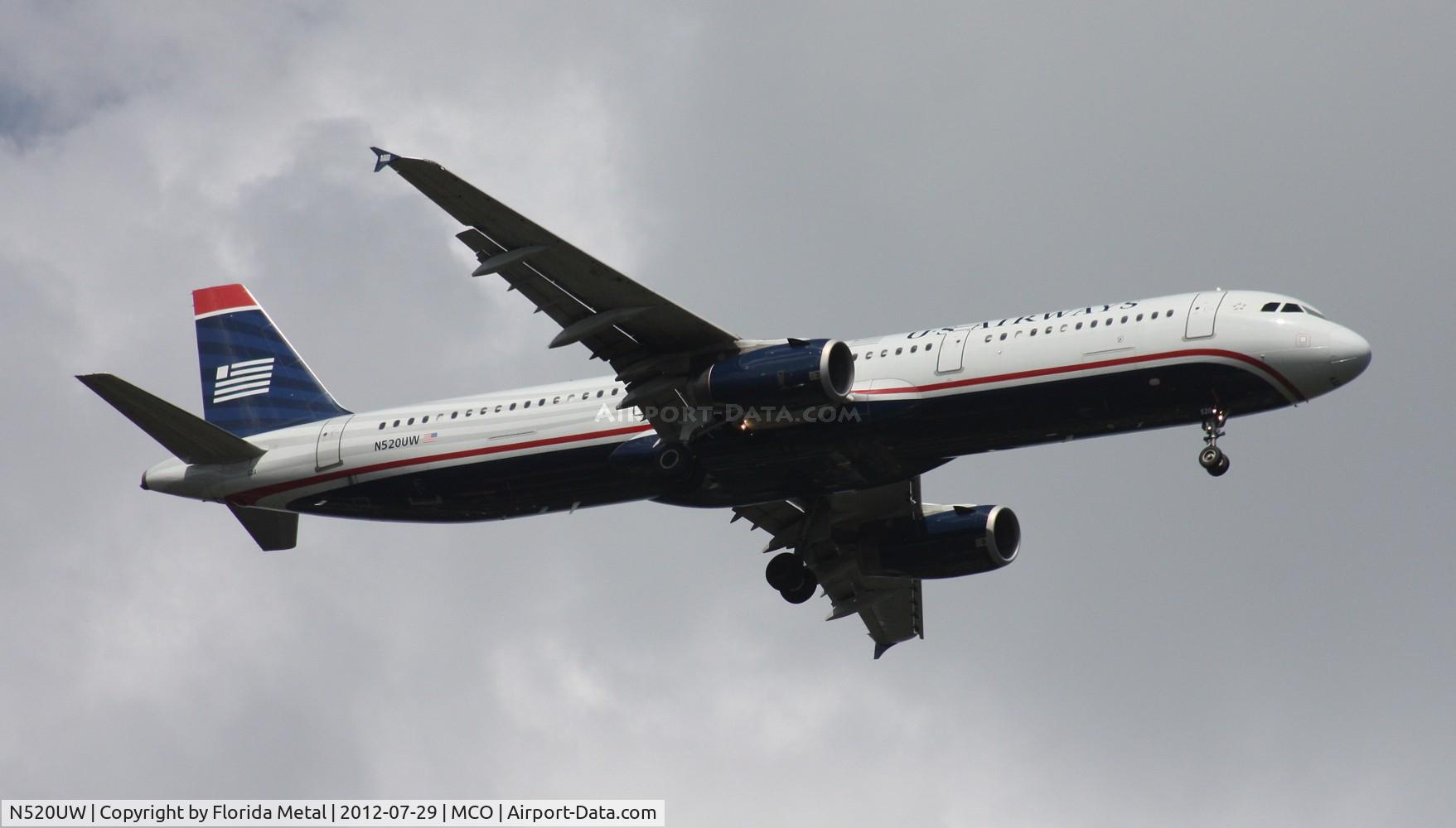 N520UW, 2009 Airbus A321-231 C/N 3924, US Airways A321
