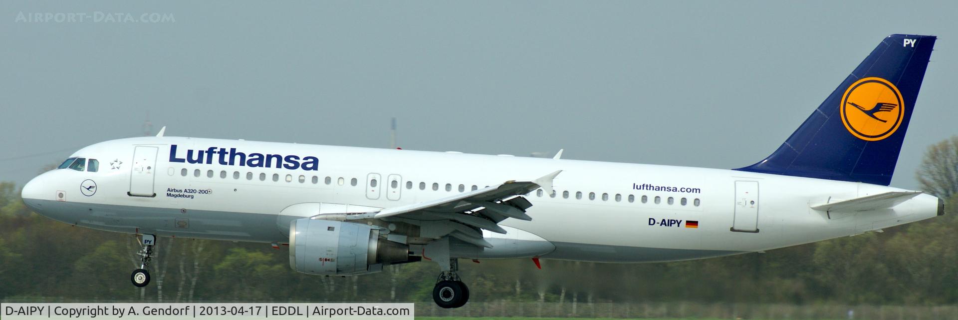 D-AIPY, 1991 Airbus A320-211 C/N 161, Lufthansa, seen here landing on RWY 23L at Düsseldorf Int´l (EDDL)