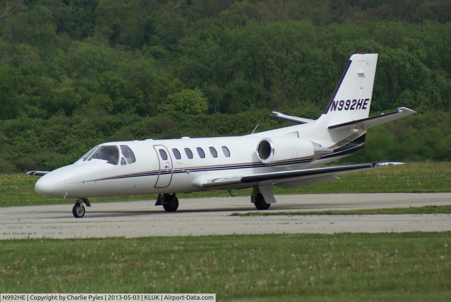 N992HE, 2002 Cessna 550 C/N 550-1006, Citation at Lunken Airport