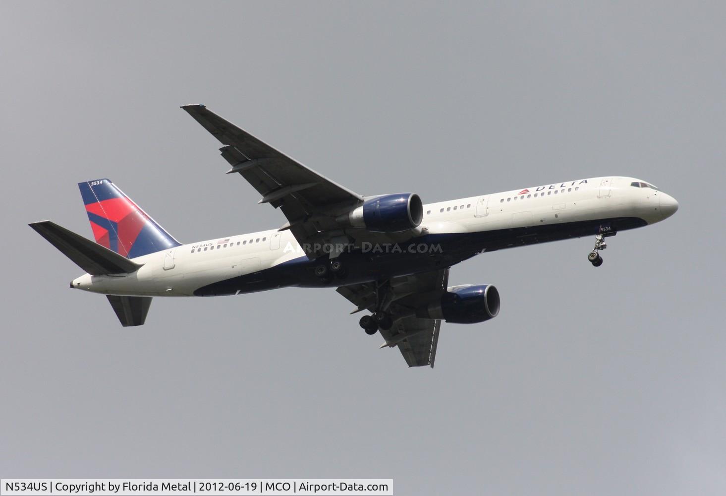 N534US, 1988 Boeing 757-251 C/N 24265, Delta 757