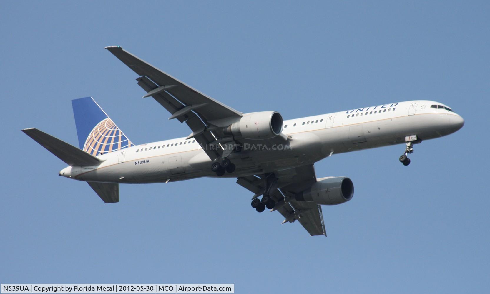 N539UA, 1991 Boeing 757-222 C/N 25223, United 757