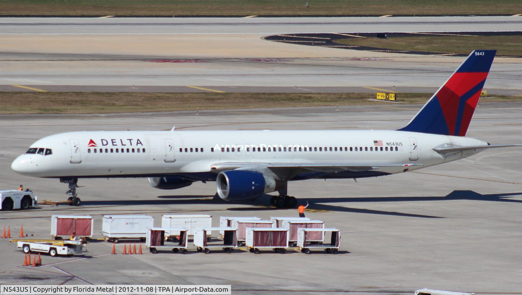 N543US, 1996 Boeing 757-251 C/N 26490, Delta 757