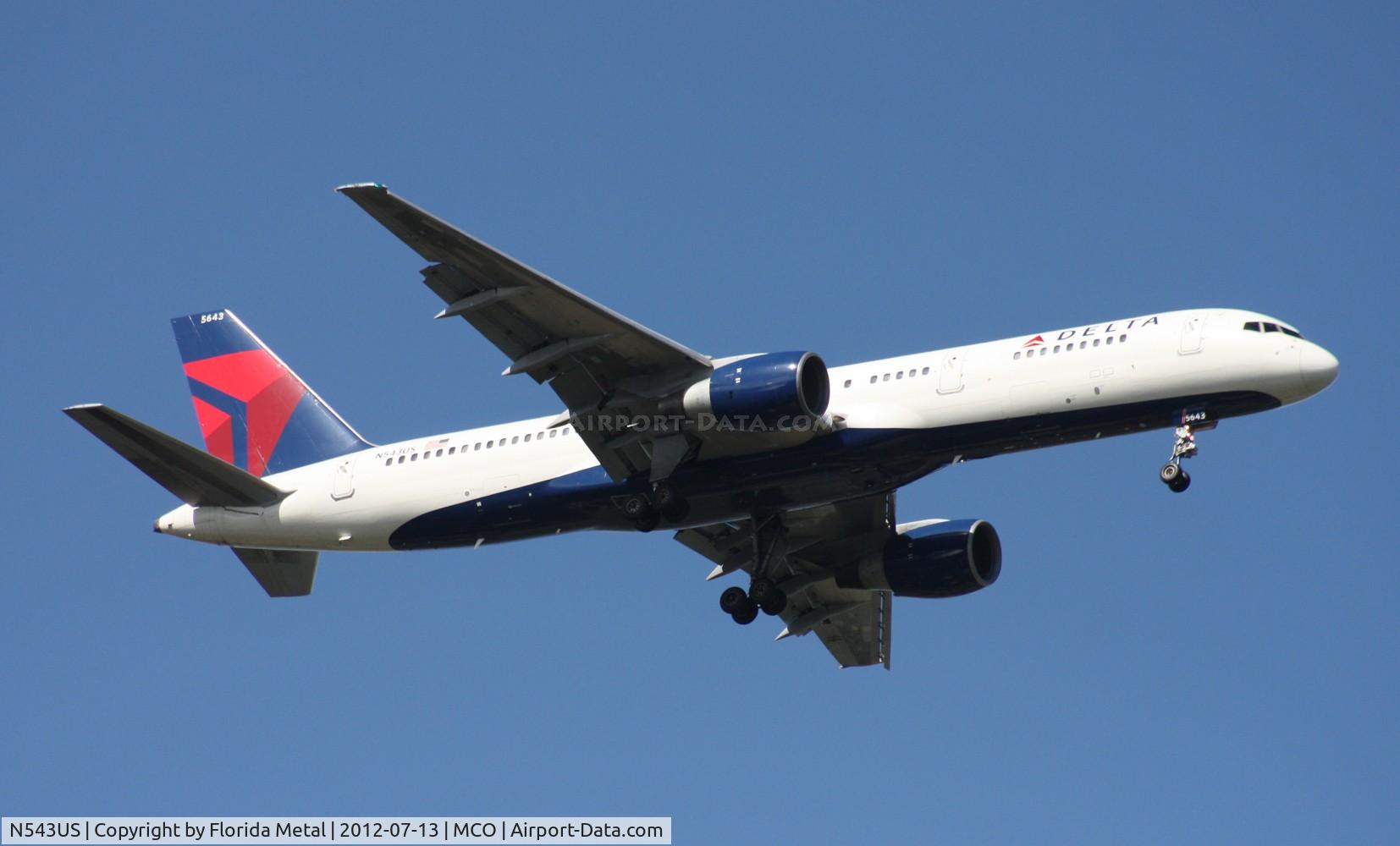 N543US, 1996 Boeing 757-251 C/N 26490, Delta 757