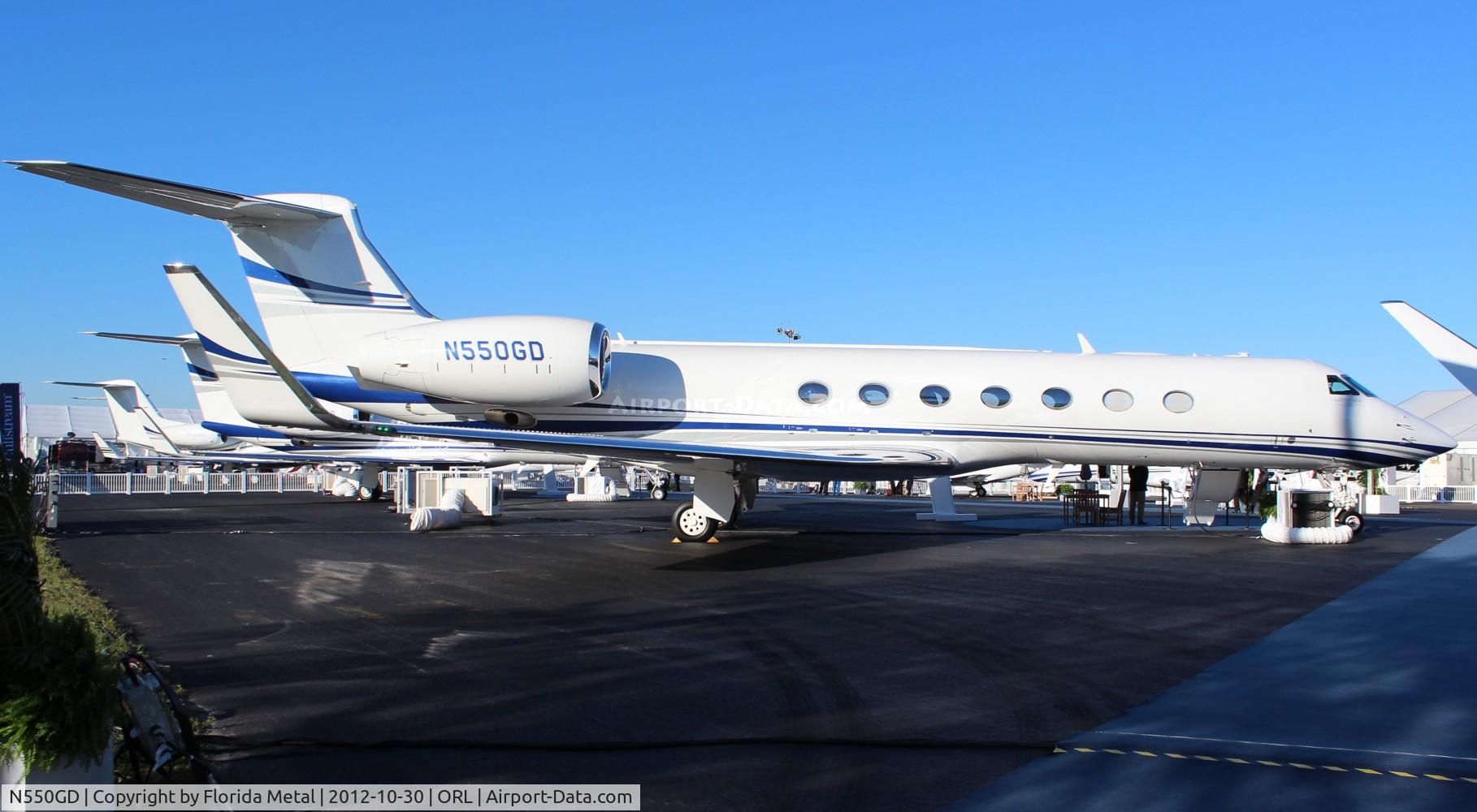 N550GD, 2008 Gulfstream Aerospace GV-SP (G550) C/N 5184, Gulfstream G550 at NBAA