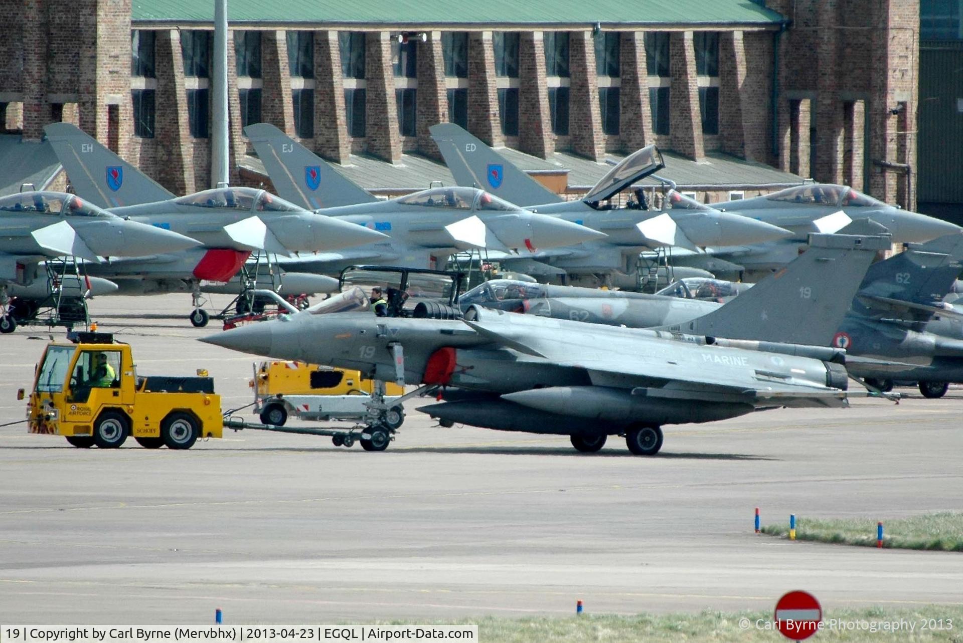 19, Dassault Rafale M C/N 19, Operating as part of the Joint Warrior exercise.