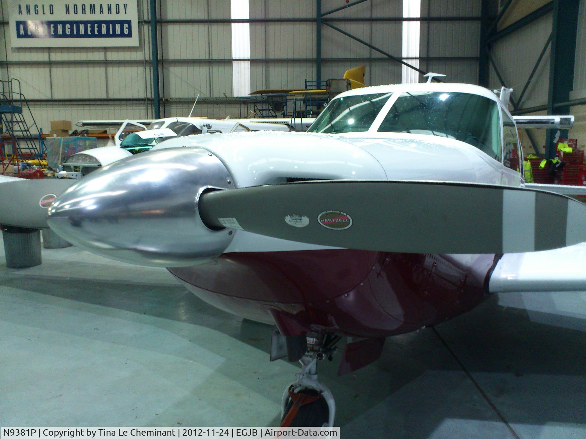N9381P, 1969 Piper PA-24-260 Comanche B C/N 24-4882, Anglo Normandy's hangar