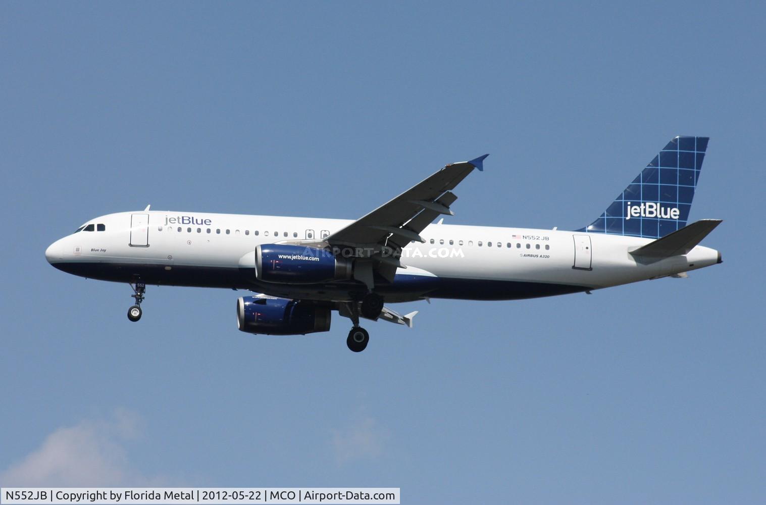 N552JB, 2002 Airbus A320-232 C/N 1861, Jet Blue A320