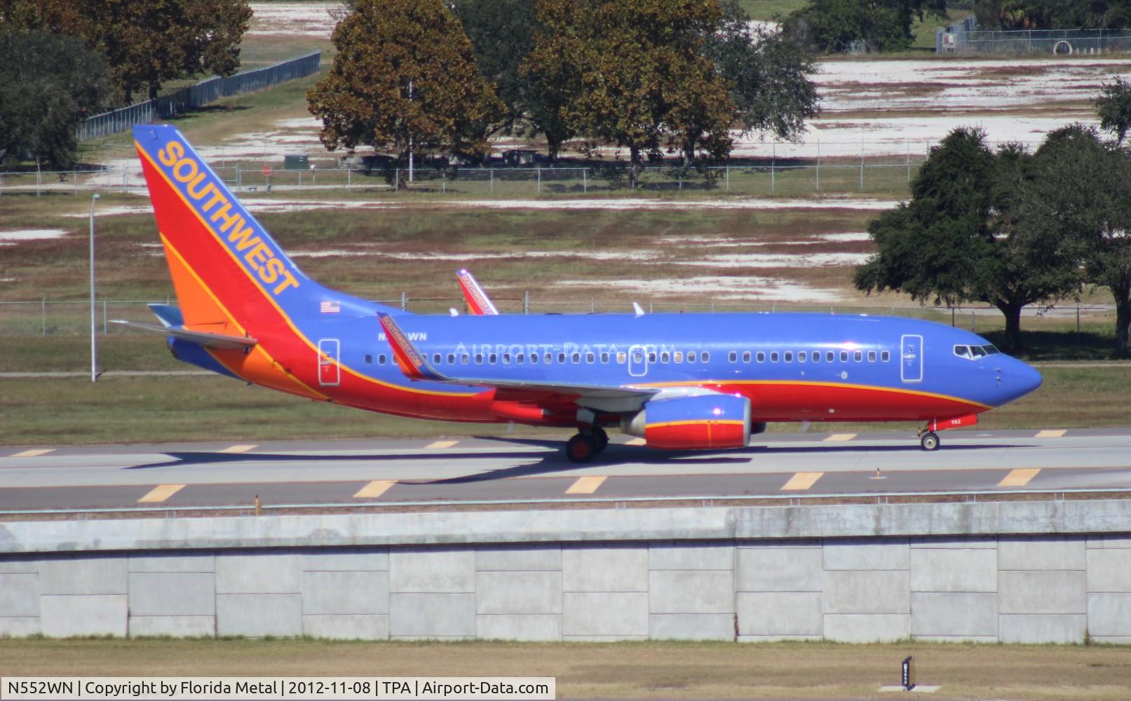 N552WN, 2001 Boeing 737-7BX C/N 30744, Southwest 737