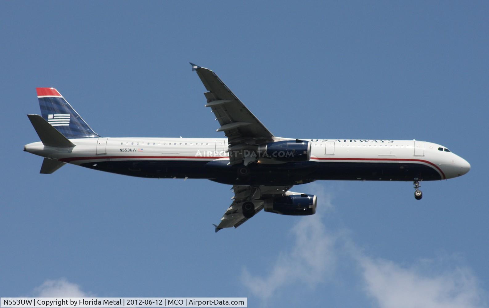 N553UW, 2011 Airbus A321-231 C/N 4960, US Airways A321