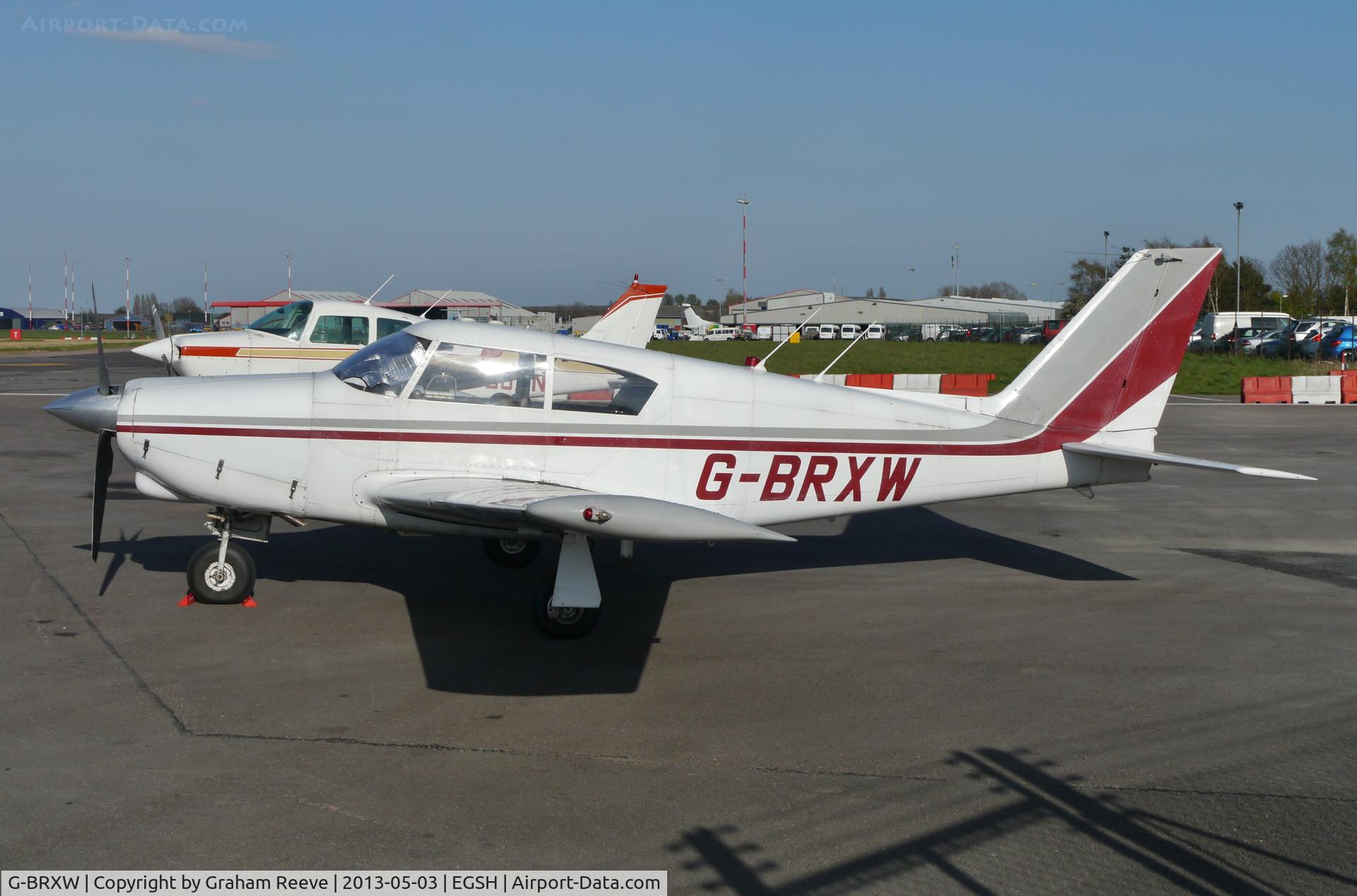 G-BRXW, 1964 Piper PA-24-260 Comanche C/N 24-4069, Parked at Norwich.