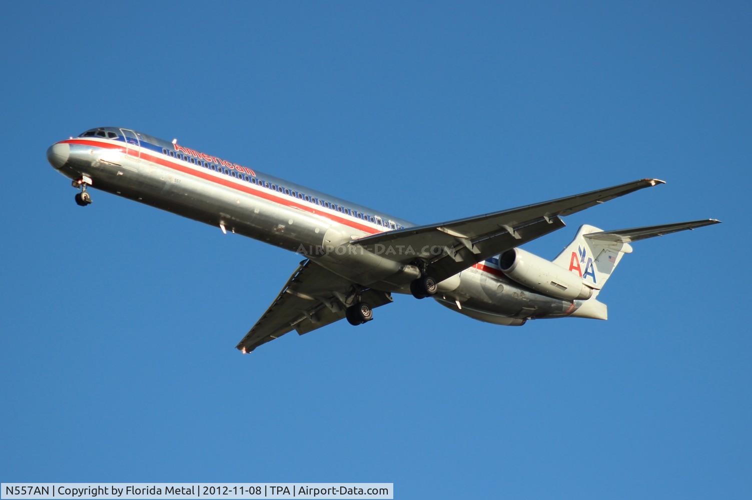 N557AN, 1991 McDonnell Douglas MD-82 (DC-9-82) C/N 53087, American MD-82