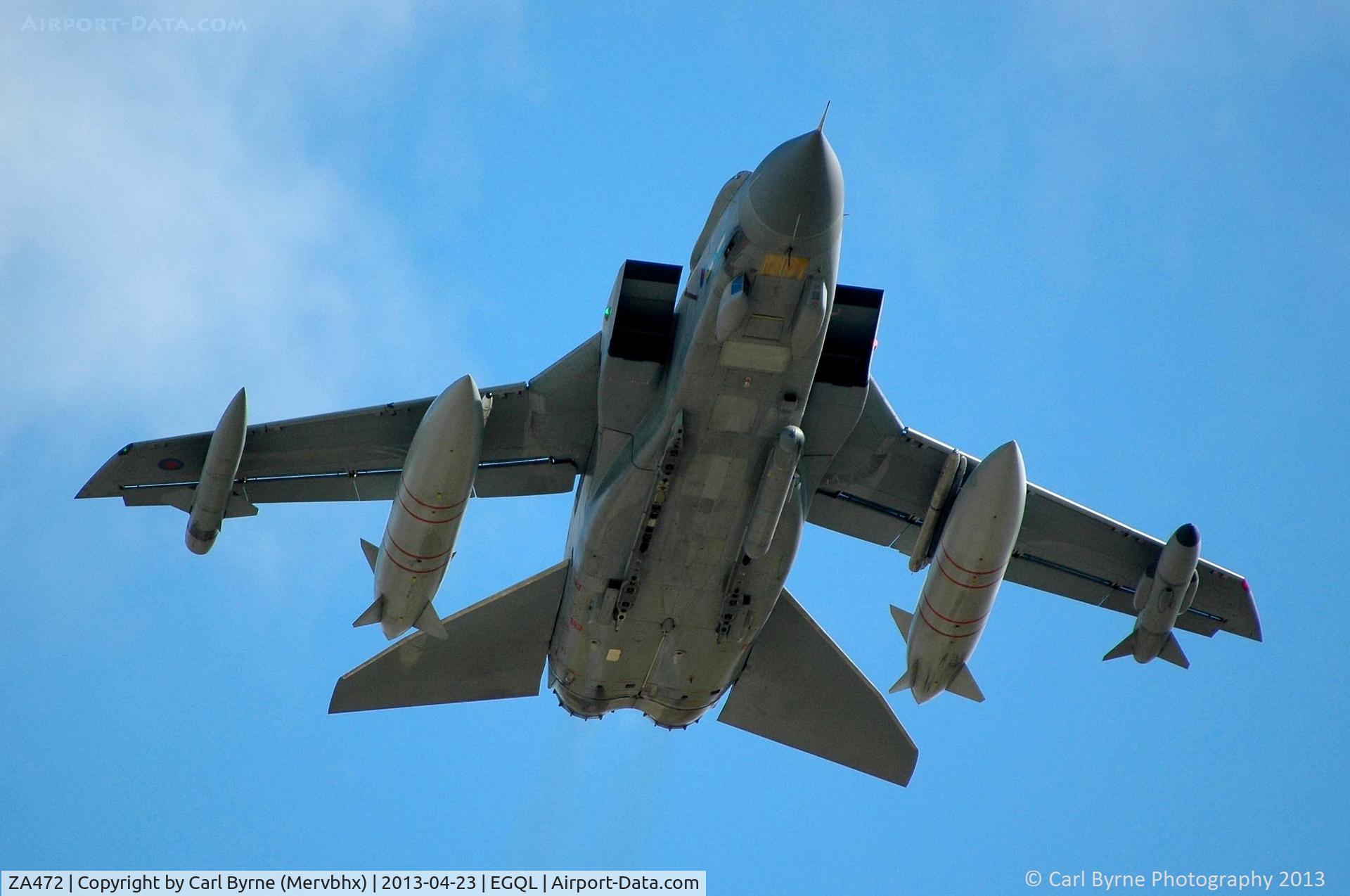ZA472, 1983 Panavia Tornado GR.4 C/N 295/BS102/3138, Operating as part of the Joint Warrior exercise.