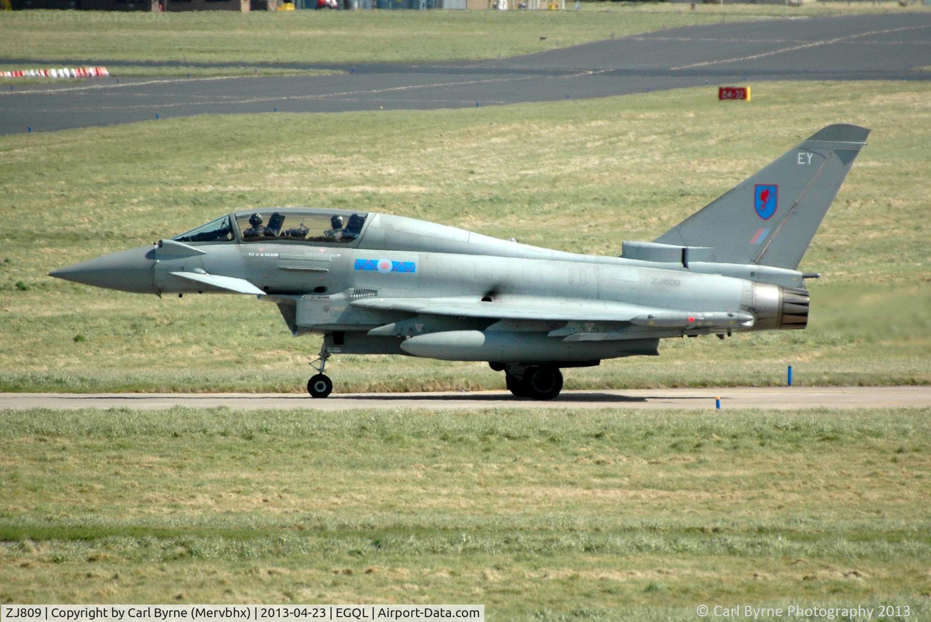 ZJ809, Eurofighter EF-2000 Typhoon T1 C/N 0032/BT010, Operating as part of the Joint Warrior exercise.