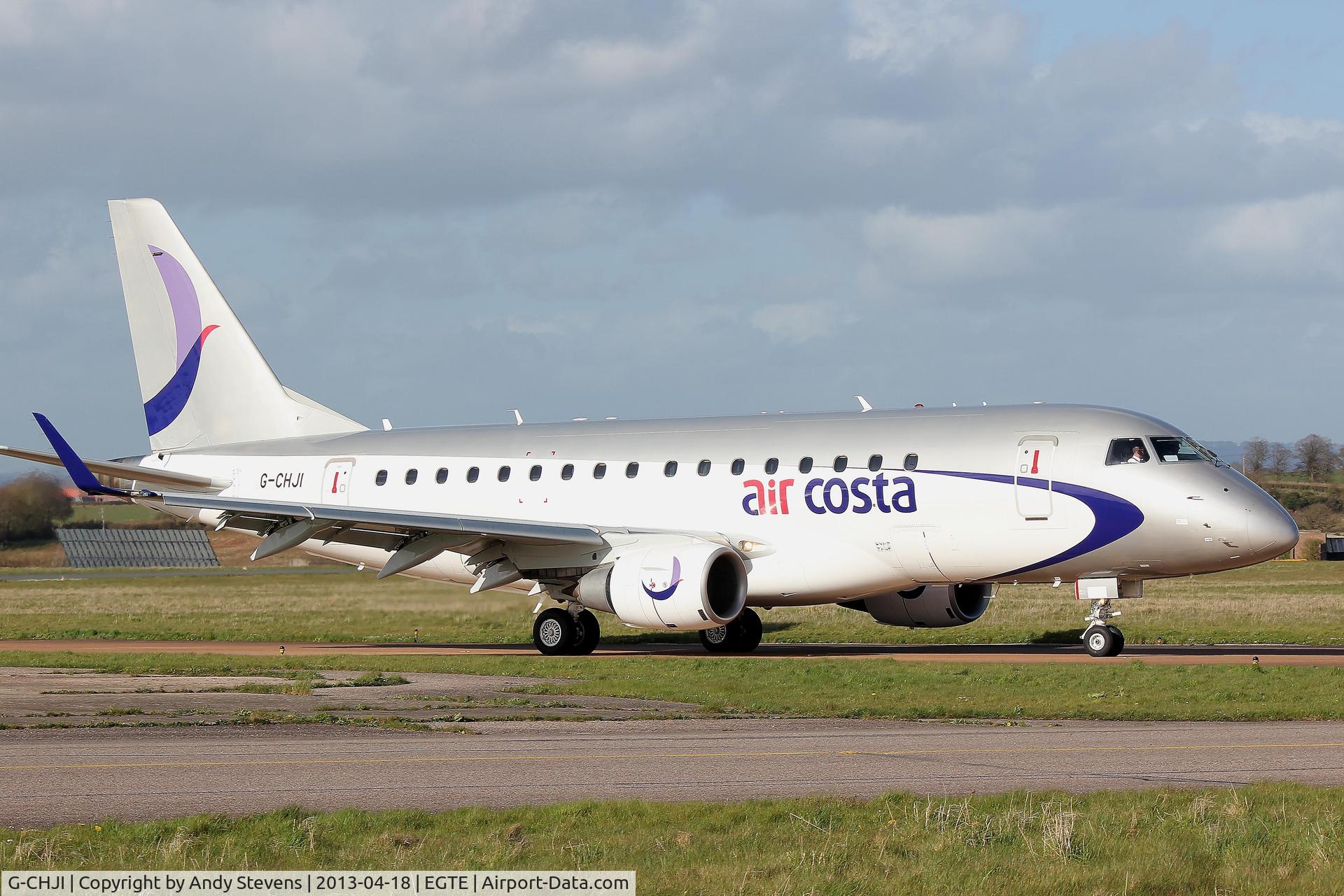 G-CHJI, 2009 Embraer 170LR (ERJ-170-100LR) C/N 17000278, Just landed after a air test