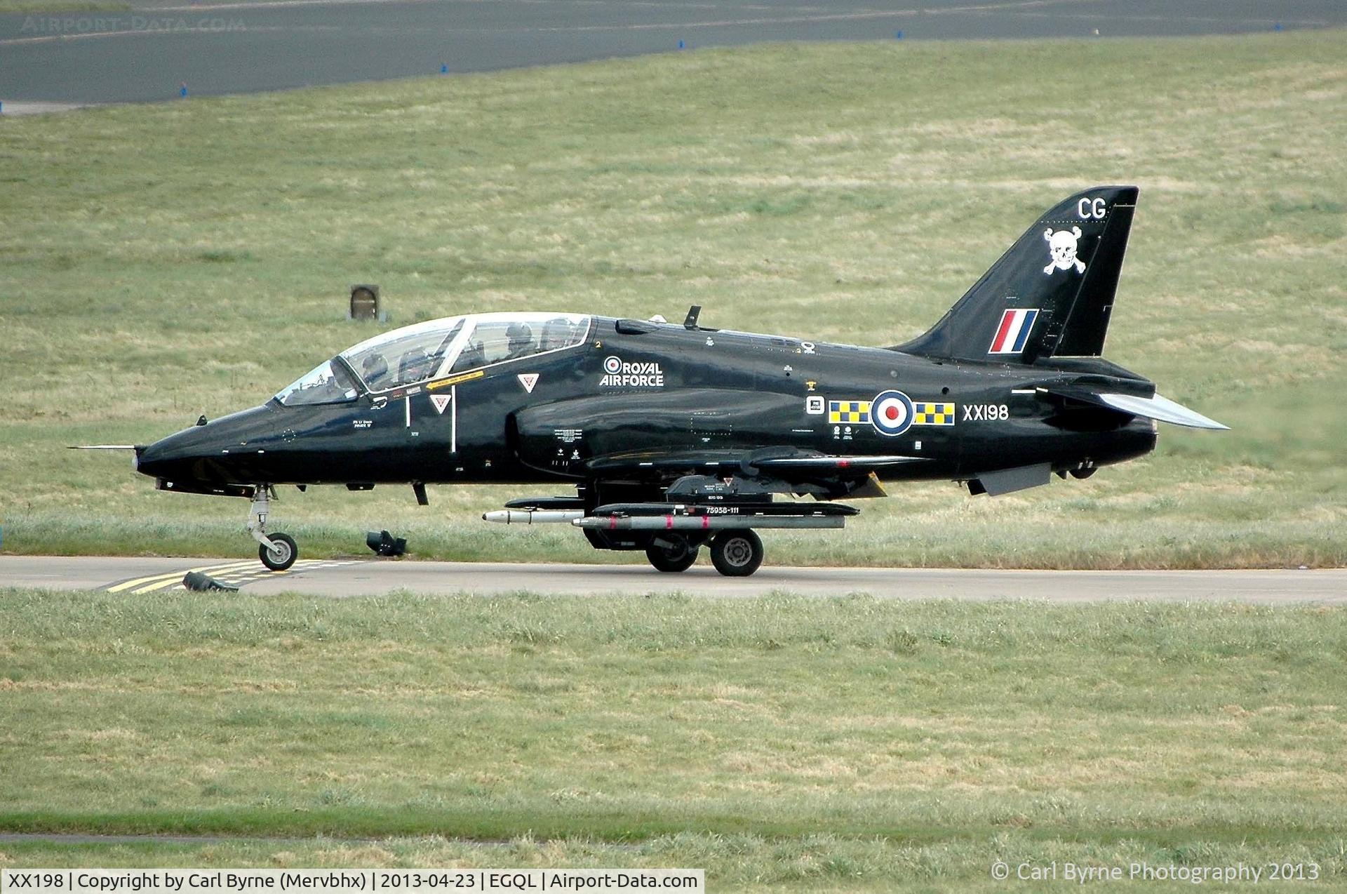 XX198, 1978 Hawker Siddeley Hawk T.1A C/N 045/312045, Operating as part of the Joint Warrior exercise.