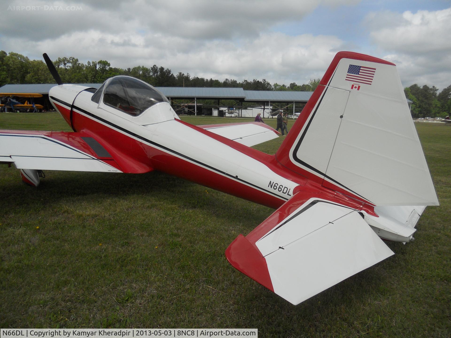 N66DL, 1956 De Havilland Canada DHC-1B-2-S5 Chipmunk Mk2 C/N 158-196, Tail view