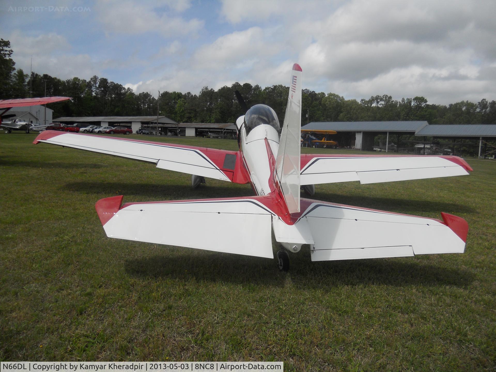 N66DL, 1956 De Havilland Canada DHC-1B-2-S5 Chipmunk Mk2 C/N 158-196, Rear view
