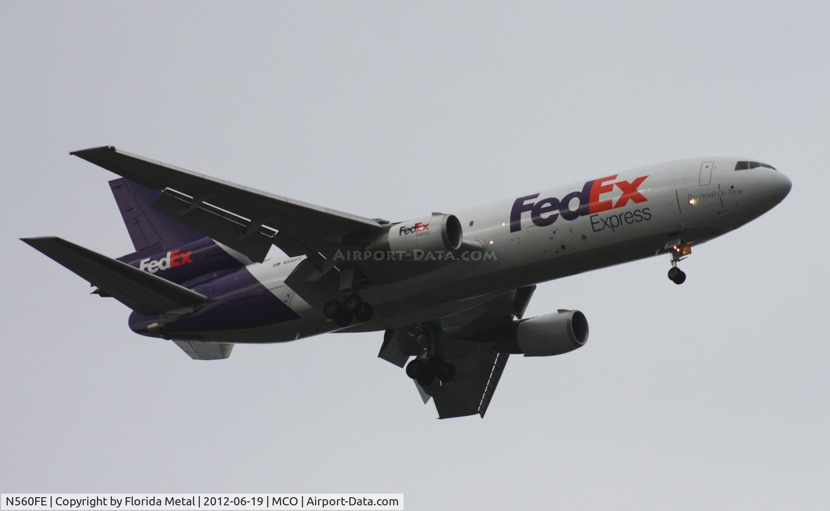 N560FE, 1974 McDonnell Douglas MD-10-10F C/N 46938, Fed Ex MD-10-10F
