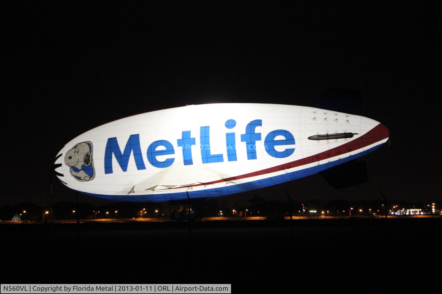 N560VL, 1991 American Blimp Corp A60R C/N 005, Snoopy One
