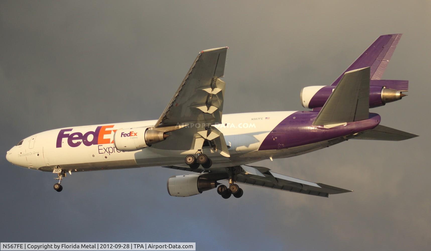 N567FE, 1979 McDonnell Douglas MD-10-10F C/N 46994, Fed Ex MD-10-10F