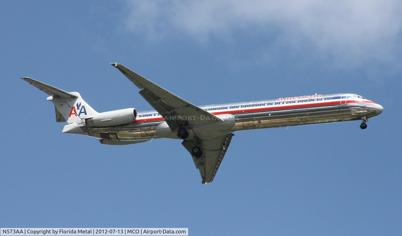 N573AA, 1991 McDonnell Douglas MD-82 (DC-9-82) C/N 53092, American MD-82