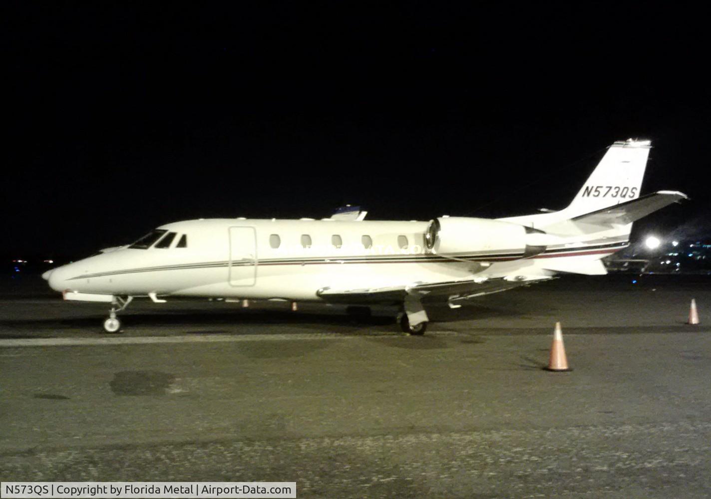 N573QS, 2008 Cessna 560XL Citation XLS C/N 560-5827, Net Jets Excel taken with Droid phone