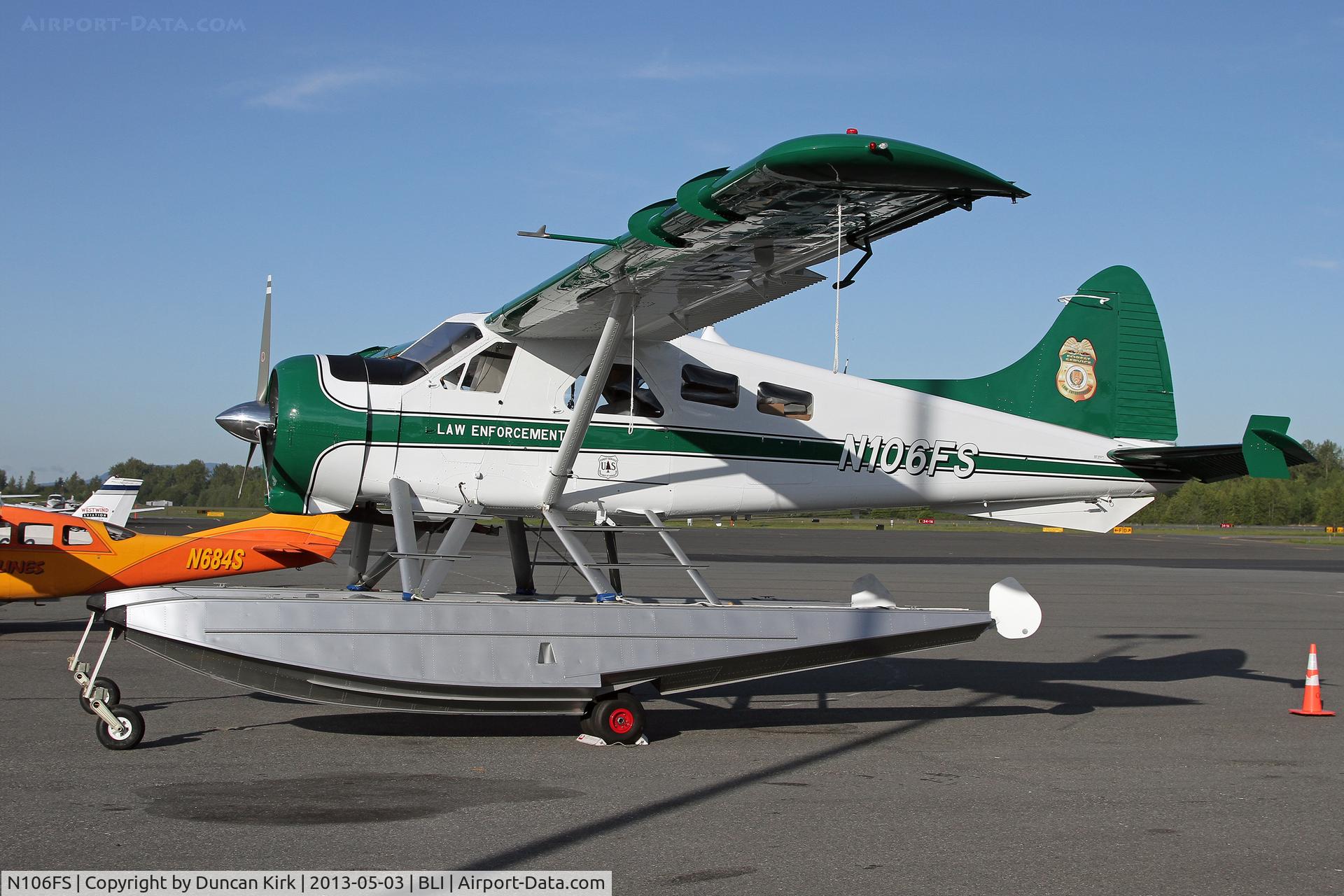 N106FS, 1952 De Havilland Canada DHC-2 Beaver Mk.1 (L20A) C/N 477, US Forest Service - Law Enforcement Beaver