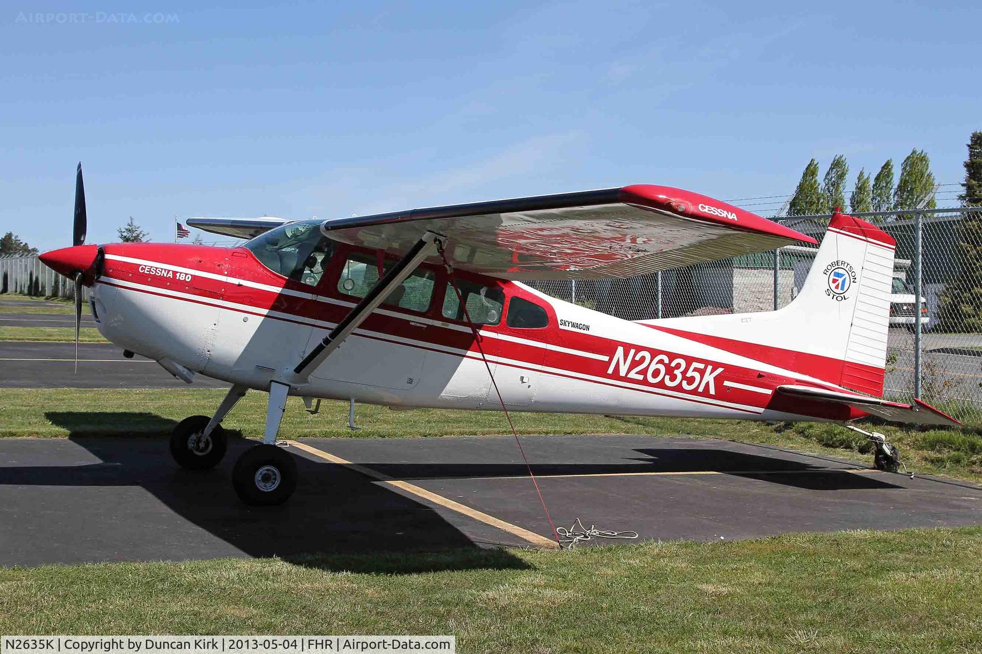 N2635K, 1978 Cessna 180K Skywagon C/N 18053020, Visitor to Friday Harbor