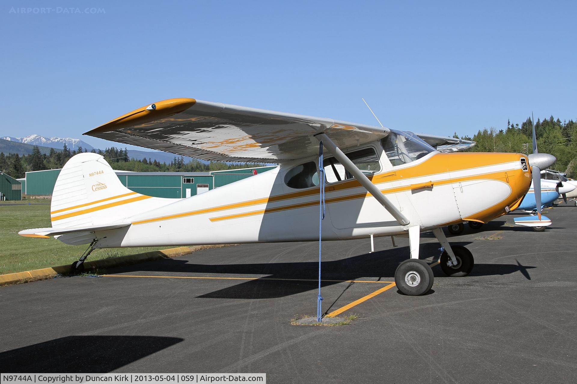 N9744A, 1950 Cessna 170A C/N 19205, Breakfast visitor to Jefferson County