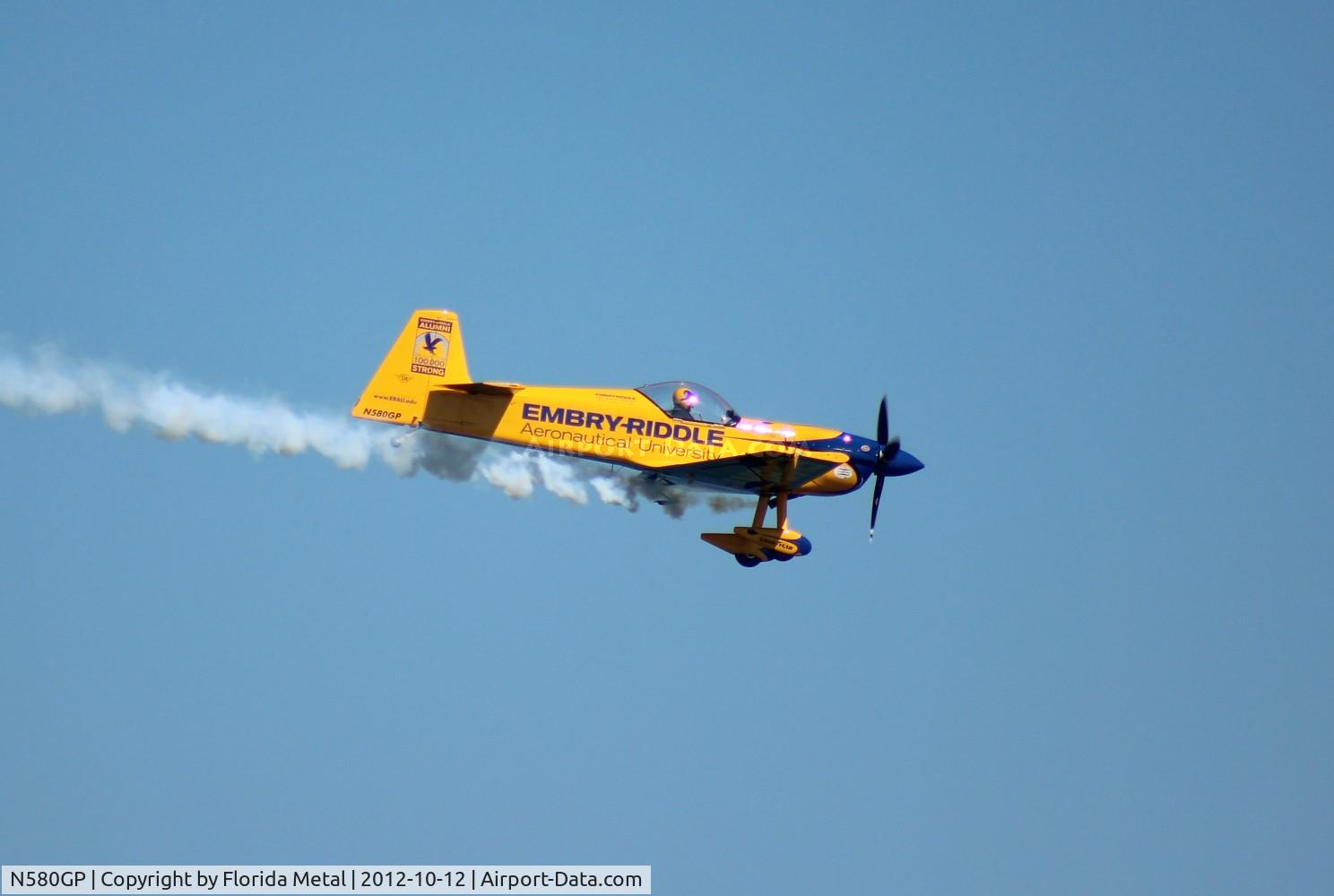 N580GP, 1992 Mudry CAP-231EX C/N 03, Matt Chapman in the Embry Riddle CAP 231EX at Daytona Beach Air Show put on by Embry Riddle
