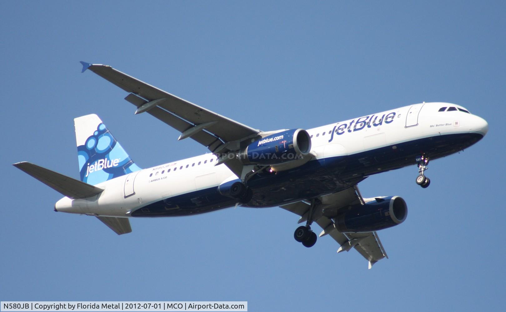 N580JB, 2003 Airbus A320-232 C/N 2136, Jet Blue A320