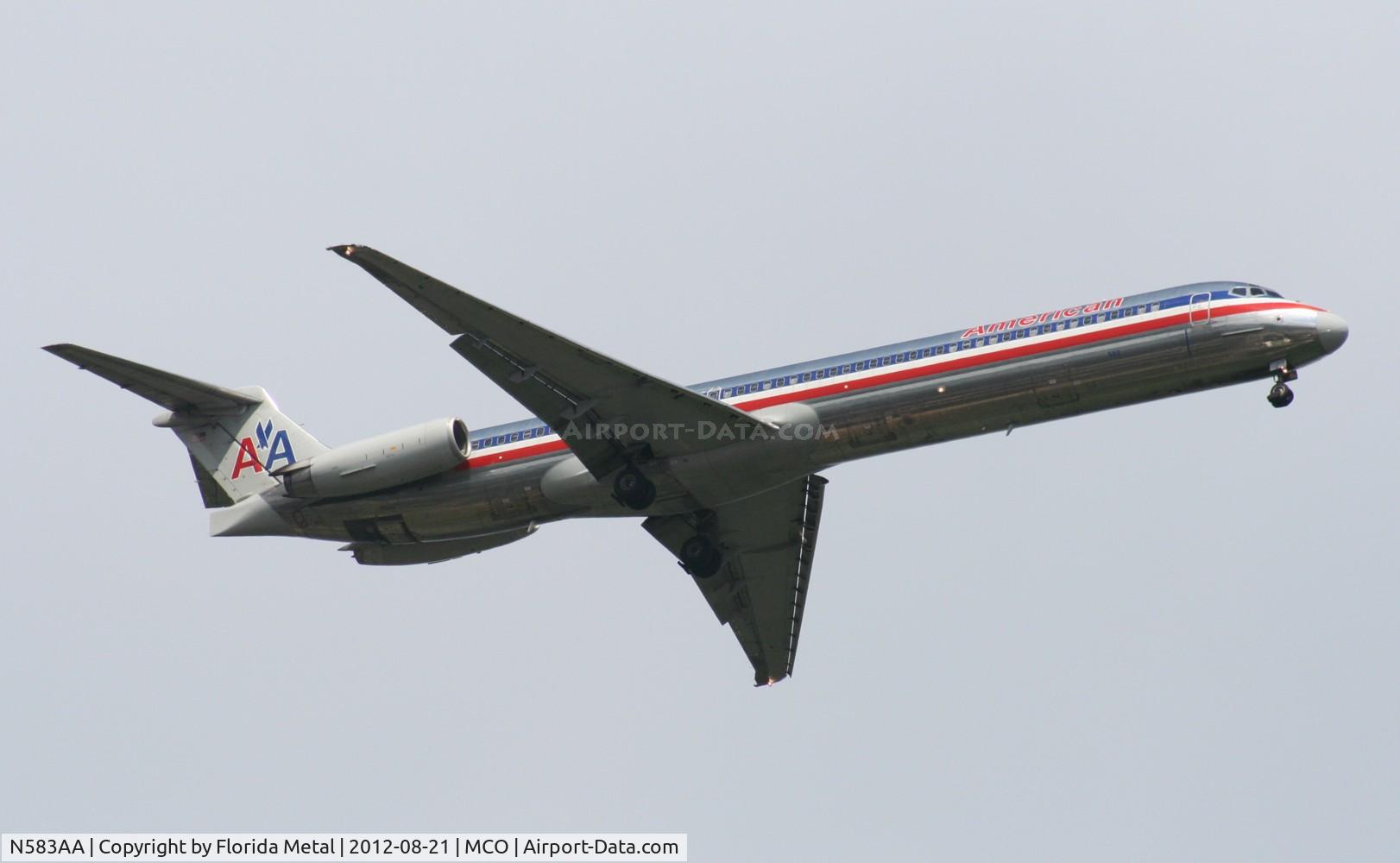 N583AA, 1991 McDonnell Douglas MD-82 (DC-9-82) C/N 53160, American MD-82