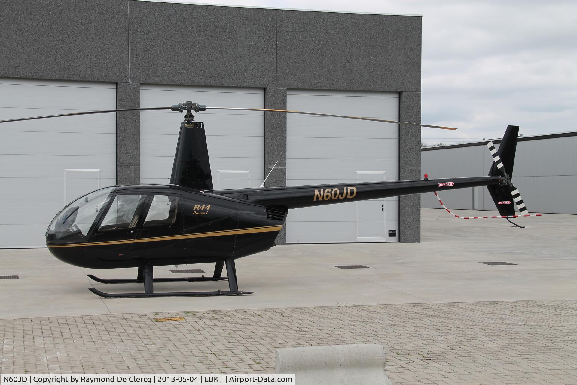 N60JD, Robinson R44 C/N 1294, Wevelgem 2013-5-4