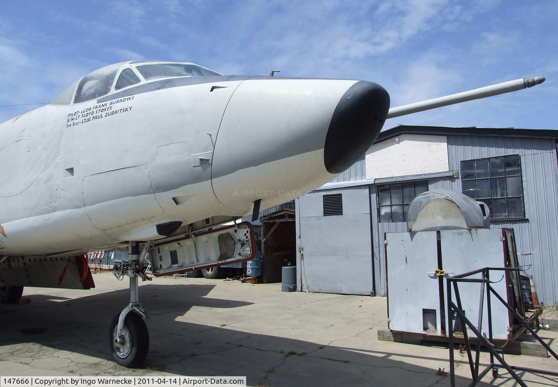 147666, Douglas KA-3B Skywarrior C/N 12430, Douglas KA-3B Skywarrior at the Oakland Aviation Museum, Oakland CA