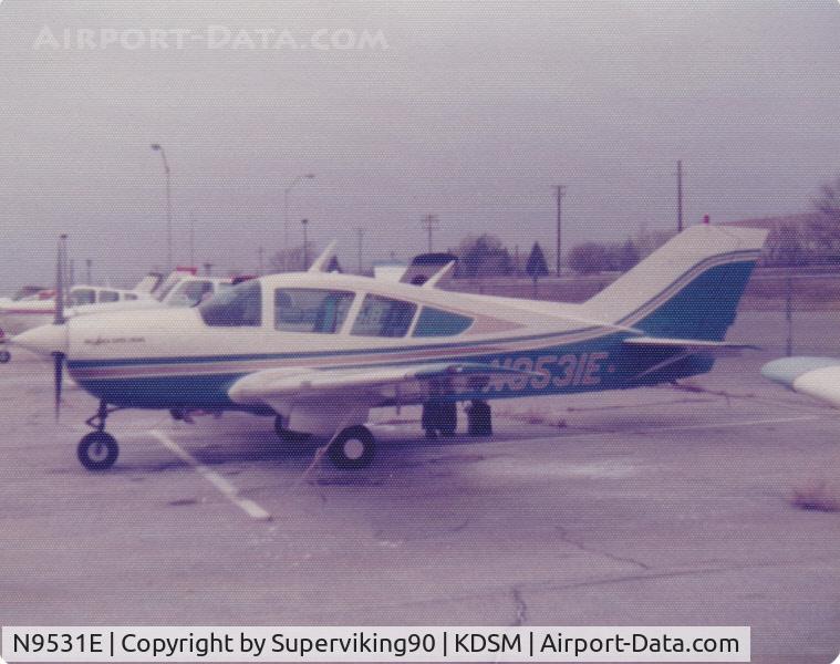 N9531E, 1975 Bellanca 17-30A Viking C/N 75-30793, Super Viking in original paint, 1976 at KDSM