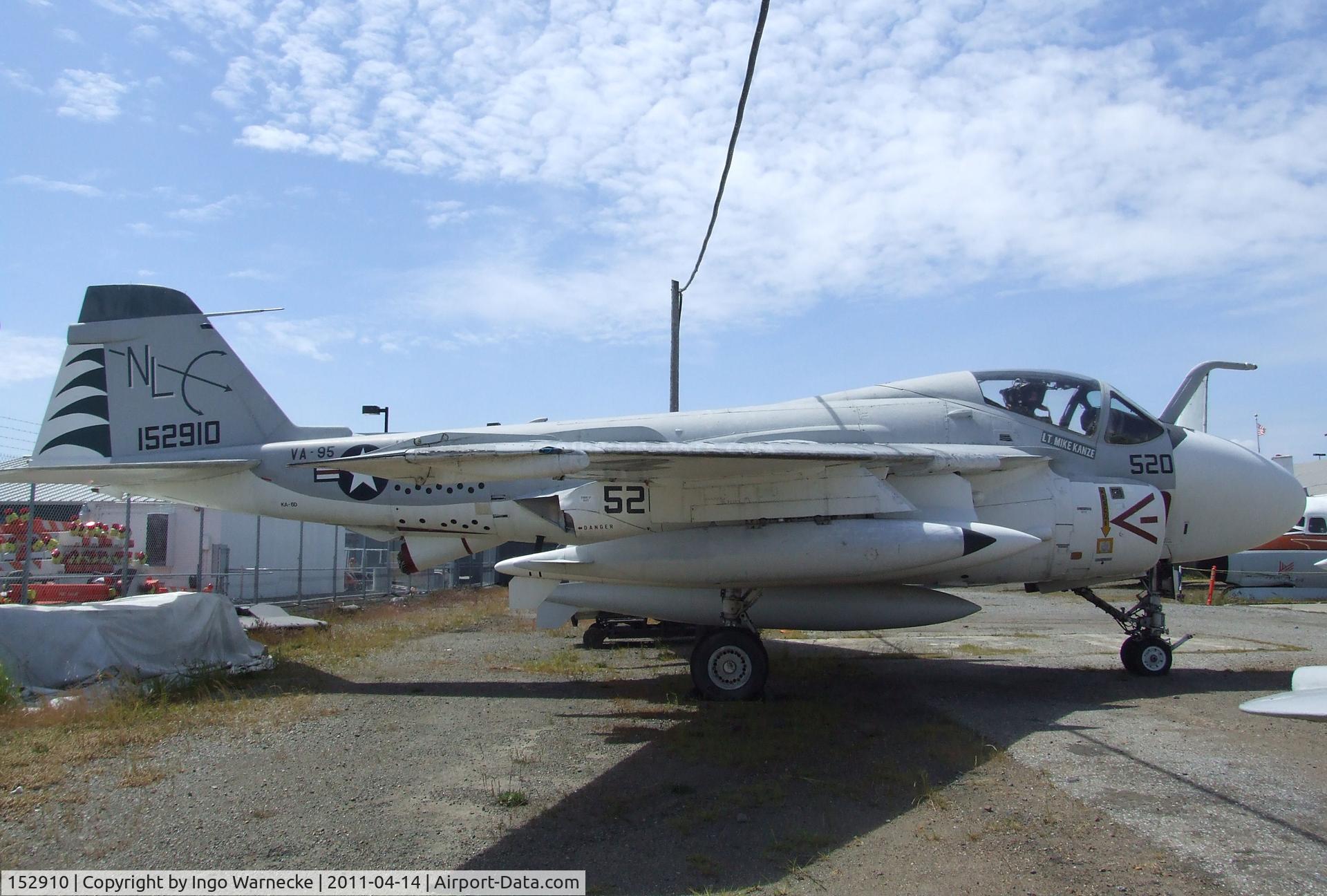 152910, Grumman KA-6D Intruder C/N I-214, Grumman KA-6D Intruder at the Oakland Aviation Museum, Oakland CA