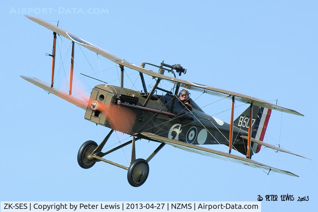 ZK-SES, 2007 Royal Aircraft Factory SE-5A Replica C/N WA20, The Vintage Aviator Ltd., Wellington