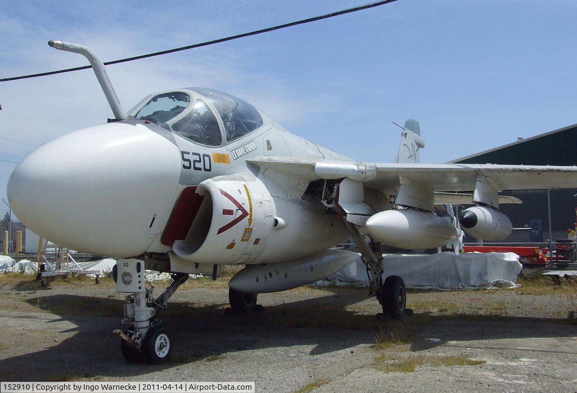 152910, Grumman KA-6D Intruder C/N I-214, Grumman KA-6D Intruder at the Oakland Aviation Museum, Oakland CA