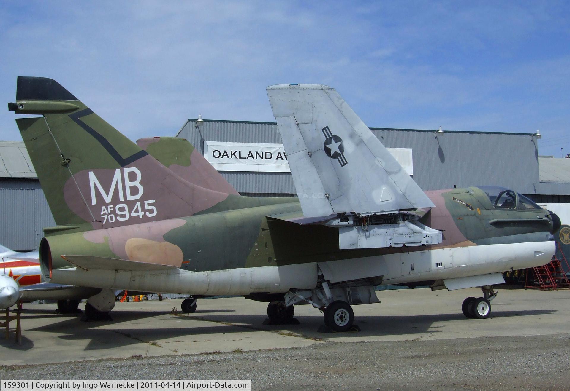 159301, LTV A-7E Corsair II C/N E-439, LTV A-7E Corsair II at the Oakland Aviation Museum, Oakland CA