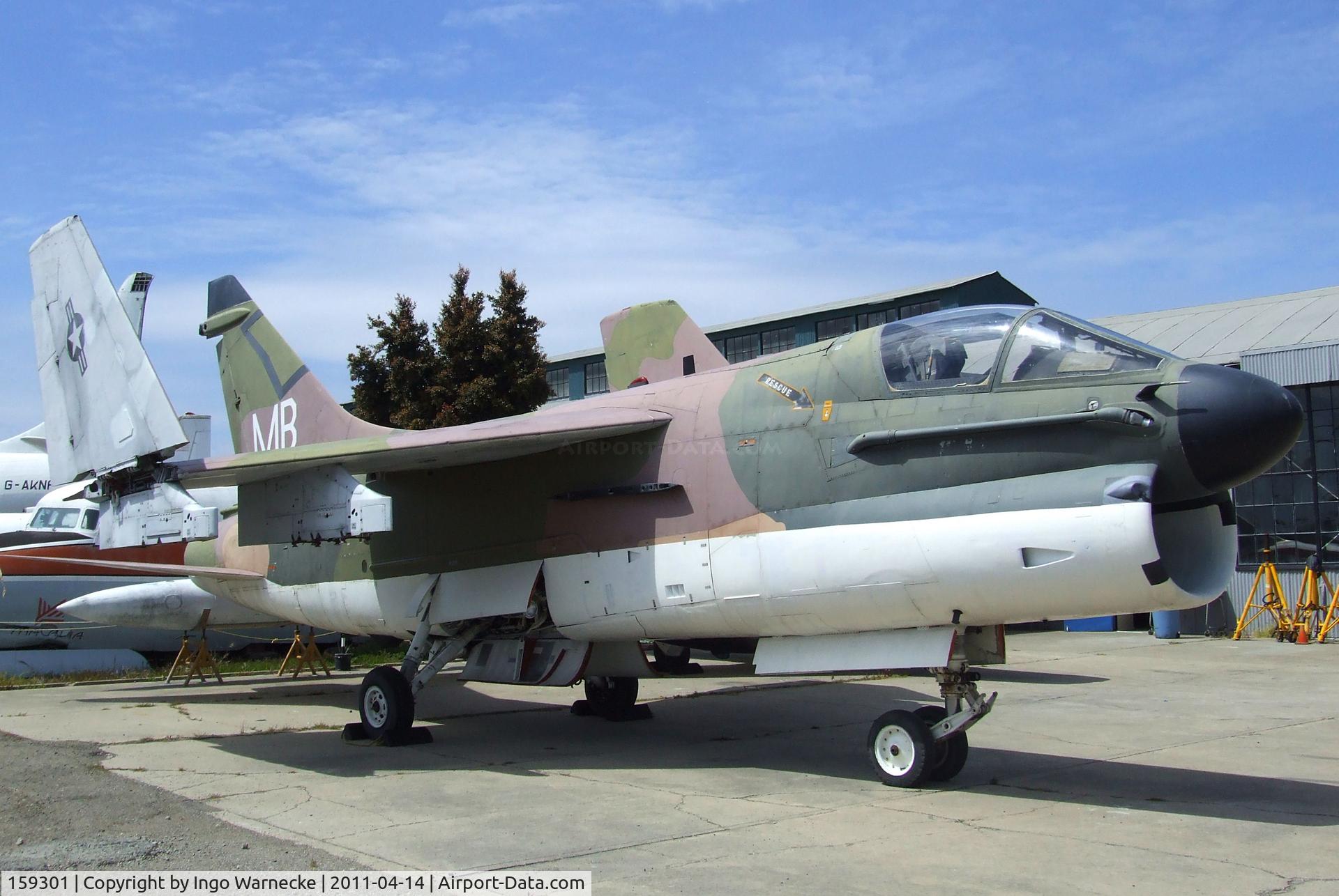 159301, LTV A-7E Corsair II C/N E-439, LTV A-7E Corsair II at the Oakland Aviation Museum, Oakland CA